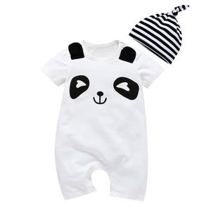 Panda Romper & Beanie